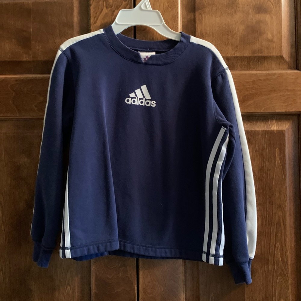 Adidas Girls Crew Neck Sweatshirt - Size Medium (10-12)